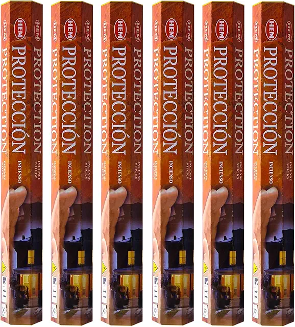 Hem Encens Bâtonnets Protection et Purification - Lot de 6 Boîtes 20g