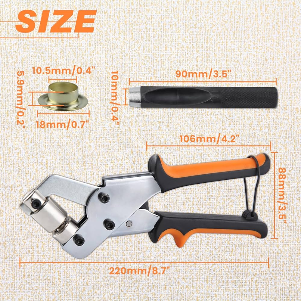 Amazon.co.jp: LEONTOOL ハトメパンチセット グロメットツールキット