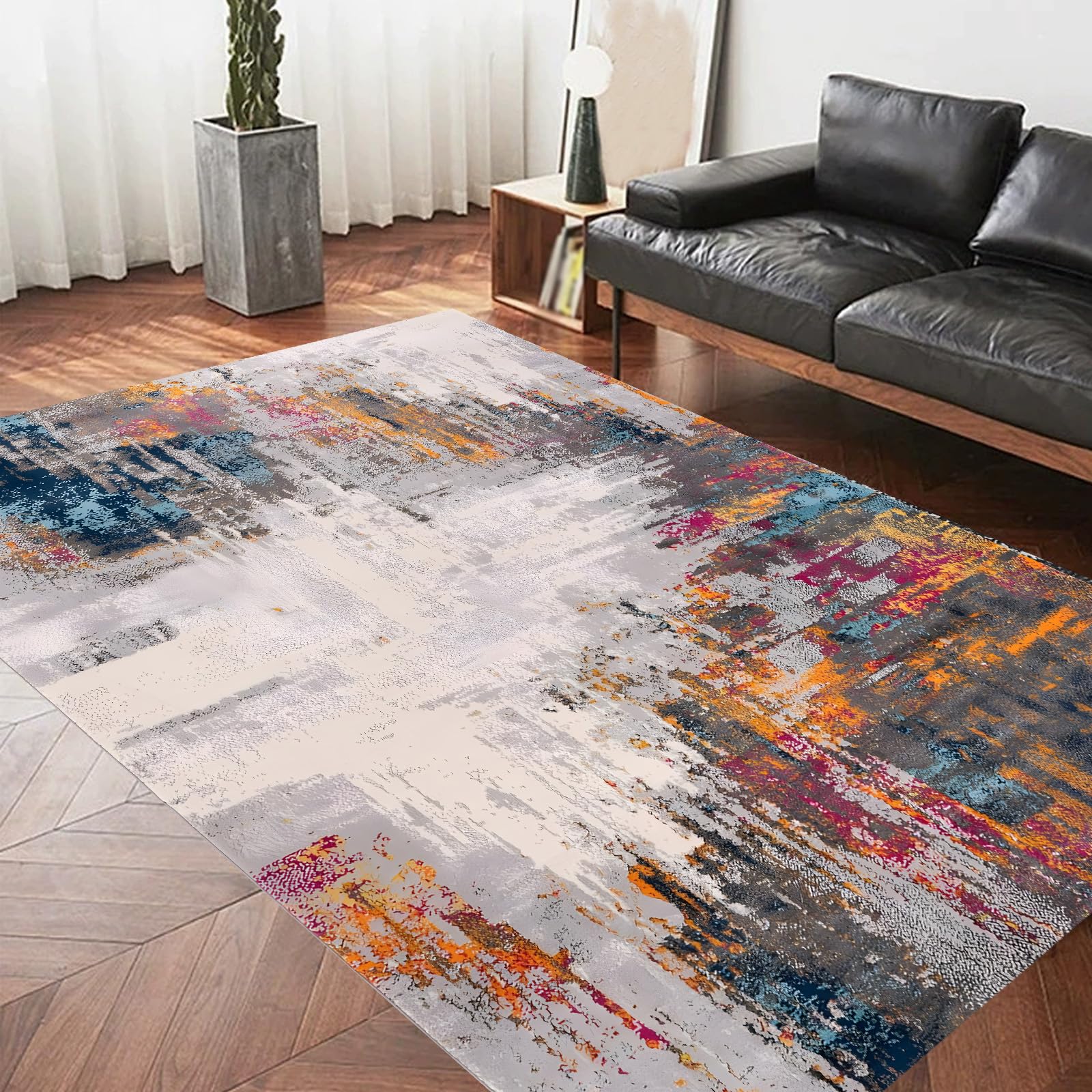 Tapis de salle à manger coloré pour réveiller votre déco