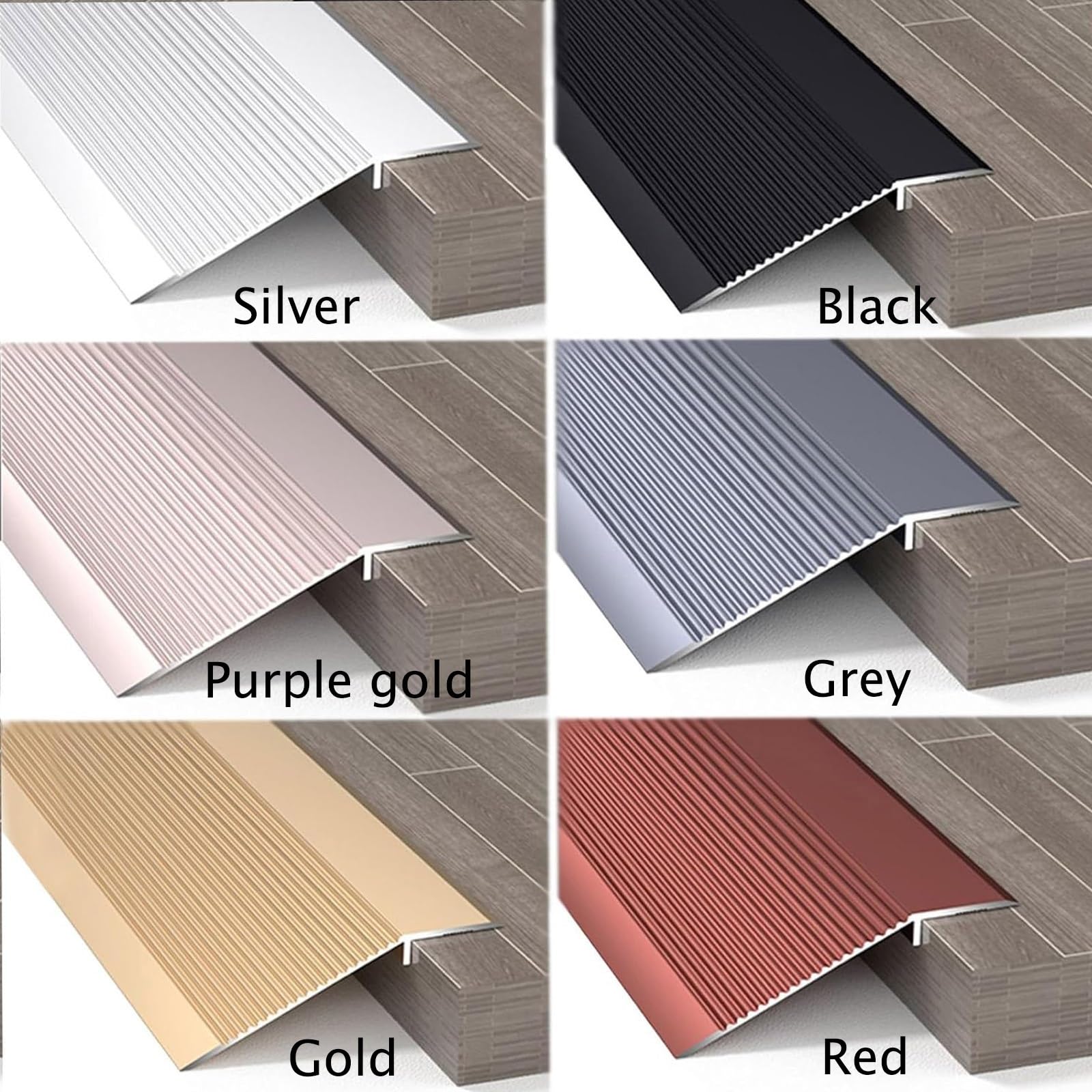 Aluminiowa listwa progowa do podłogi, listwa przejściowa do podłogi w kuchni, łazience, listwa wykończeniowa do przejścia progu dywanu, próg podłogi listwa wykończeniowa