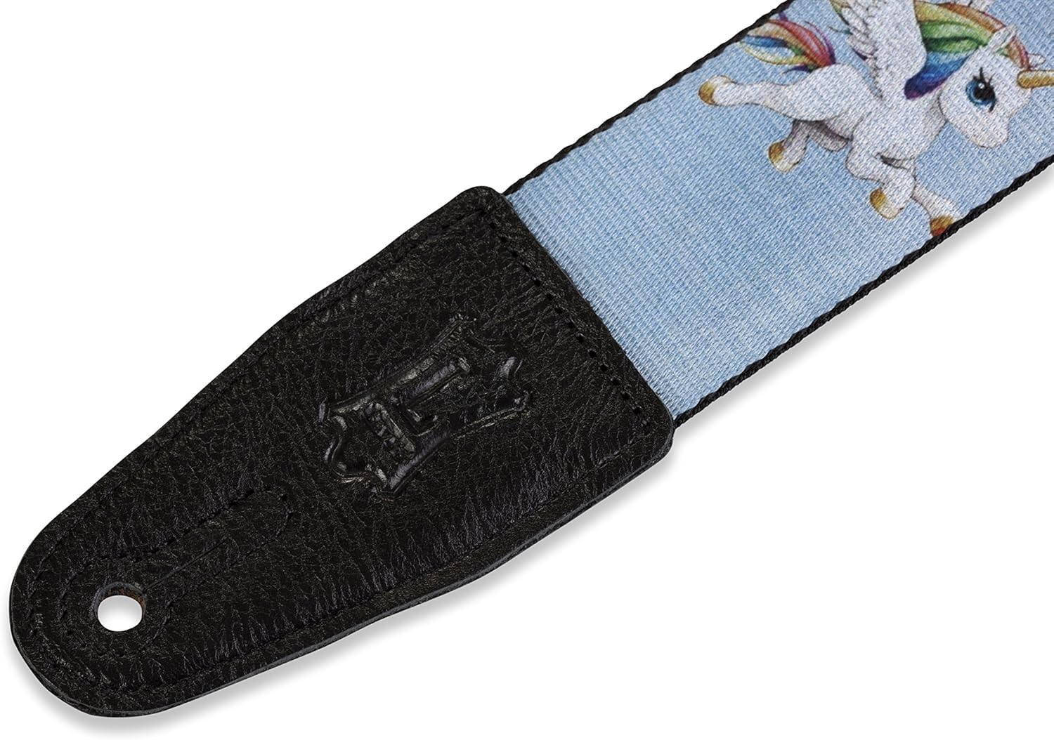 Levy's Leathers MPS2-132 2" sublimation printed guitar strap with genuine leather ends. Adjustable to 65"