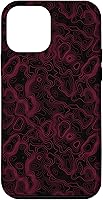 Vista 16 de Aesthetic Black & Red Trippy Psychedelic Pattern Case for iPhone 17