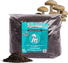 Mycelium Plus CVG Mushroom Substrate | 10LB Organic Blend with Coco Coir, Vermiculite, Gypsum & Cultivation Enhancer | Pre-Sterilized for Dung-Loving Mushrooms | Ideal for Monotubs & Bag Grows