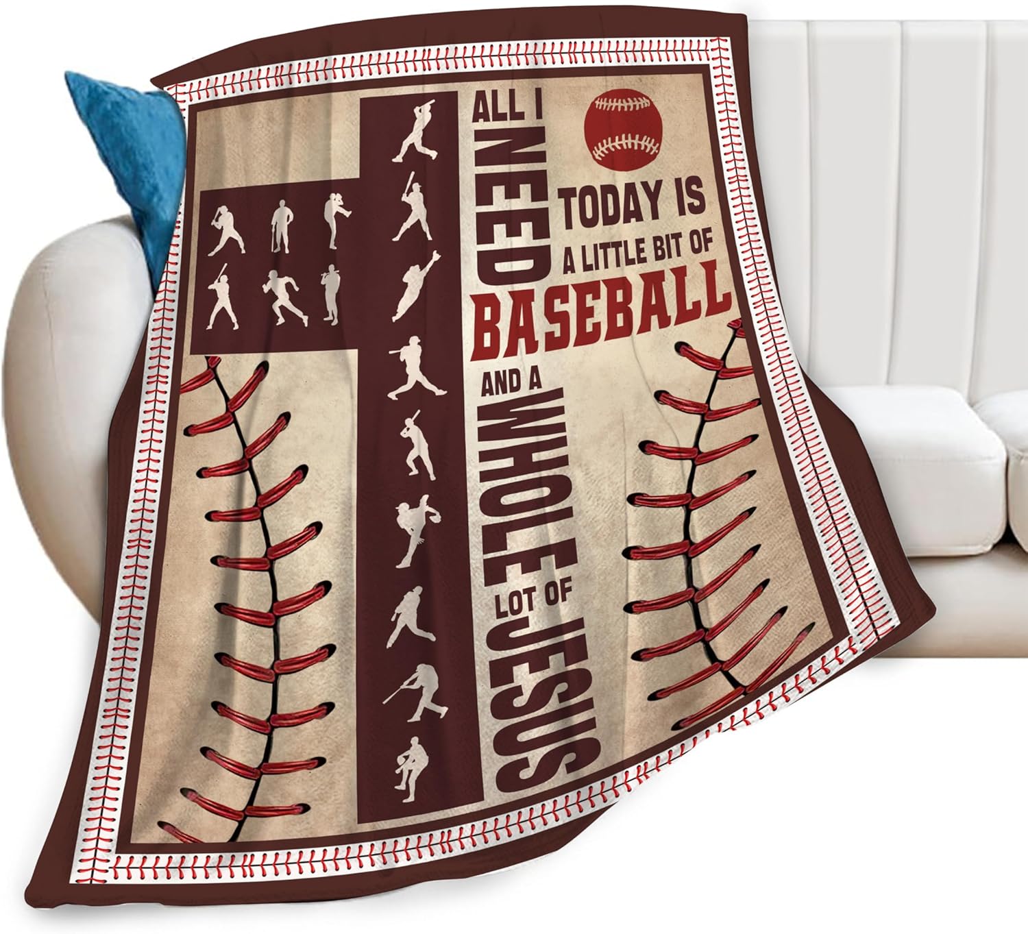 Baseball Blanket and Throws Sports Lover Gifts Throw Blankets Baseball Decor Soft