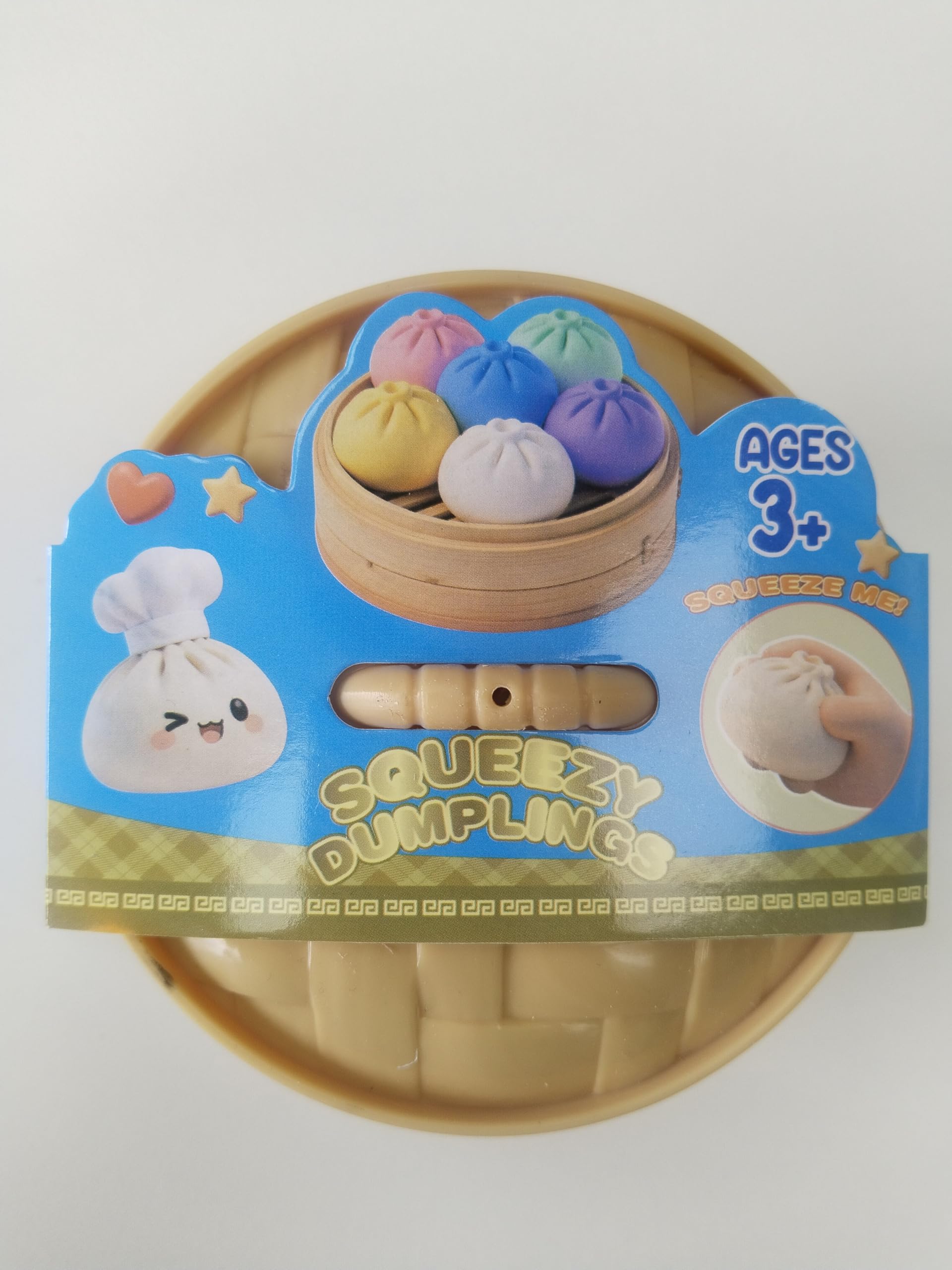 Cute Squishy Dumplings, Soft and Satisfying to Squeeze, Ages 3+