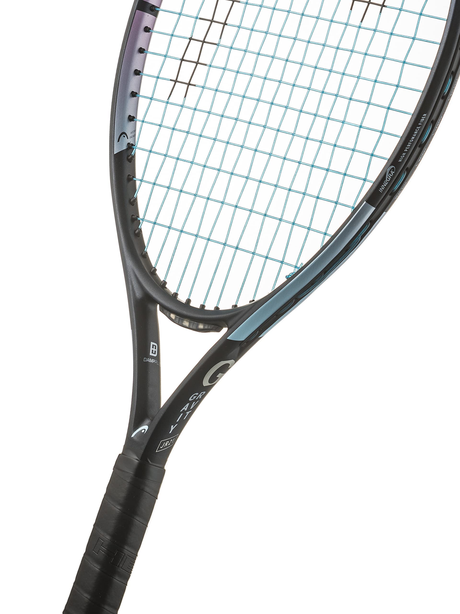 HEAD Racchetta da Tennis Gravity 21, Nera, Misura Grip 05, 4-6 Anni