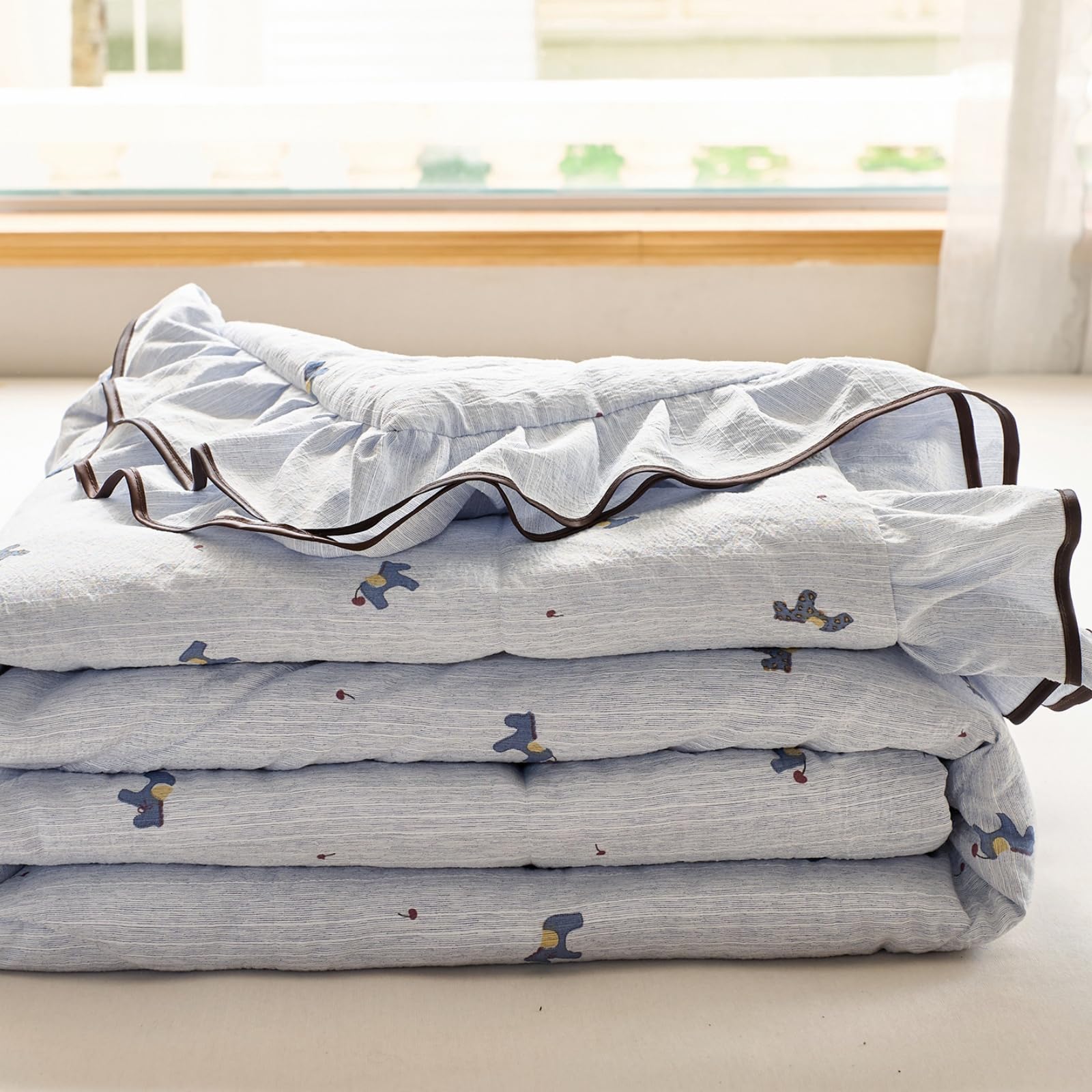 Odot Edredón Sin Funda 2.5 TOG Single A King (Caballo,180x220cm) | Relleno Nórdico Verano Edredón Ligero y Transpirable Lavable a Máquina y Secado Rápido para las Noches Cálidas de Verano