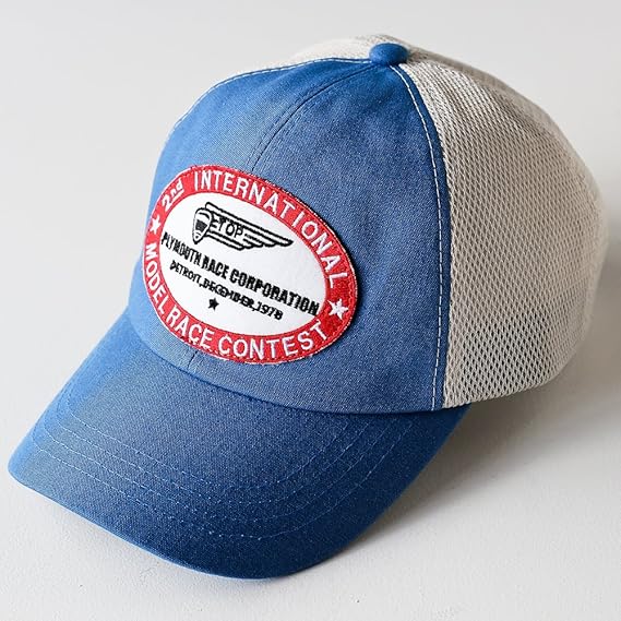 Amazon Oldman S オールドマンズ レーシング メッシュキャップ ブルー 帽子 大きい 大きいサイズ ボーイズ Mesh Cap メンズ レディース メッシュ キャップ コットン サイズフリー 春 夏 ストリート アメカジ 人気 キャップ 通販