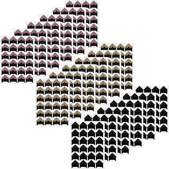 Zhanmai 432 Pieces Photo Corners Self Adhesive Picture