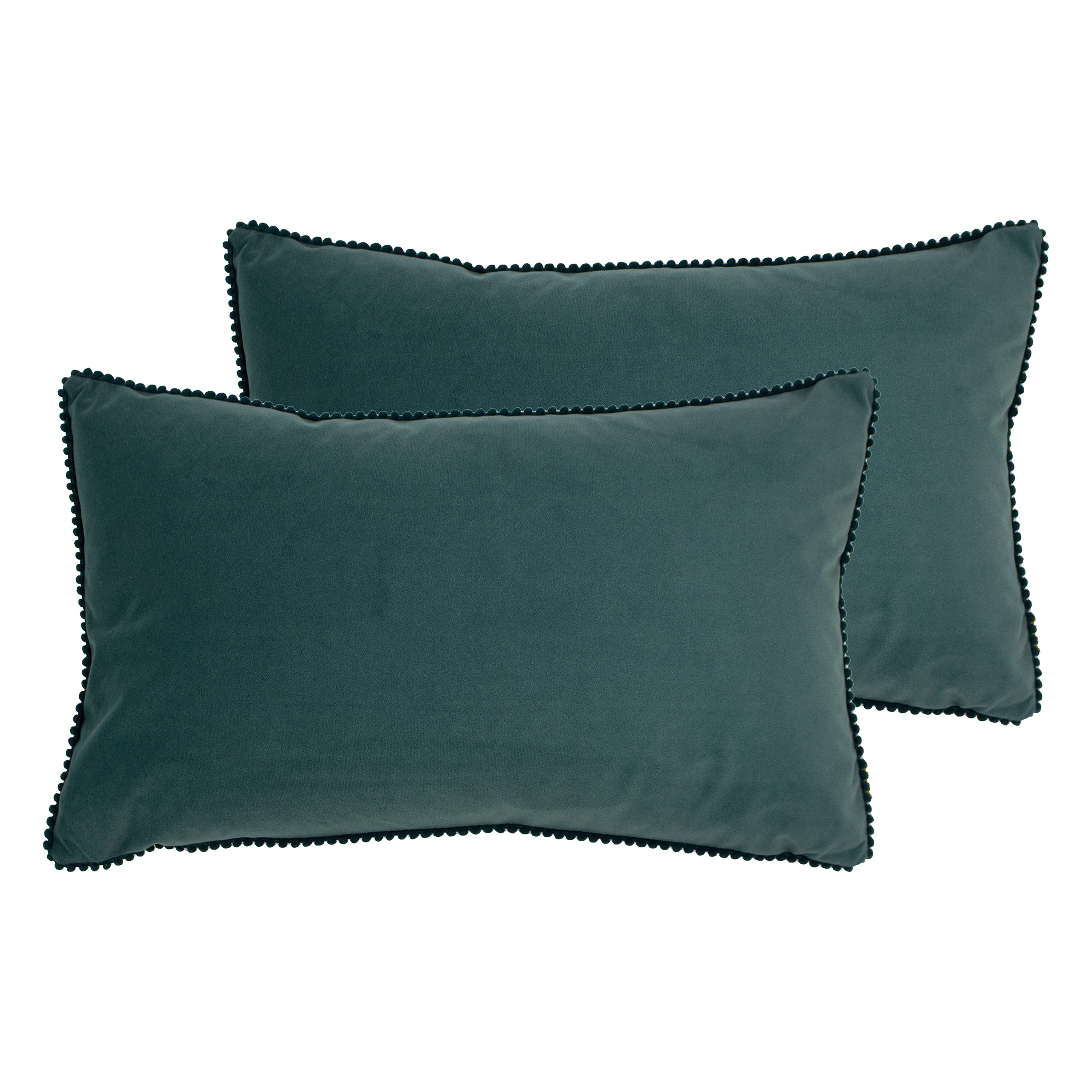 furn. Cosmo Twin Pack Polyester Filled Cushions, Marine Blue, 30 x 50cm