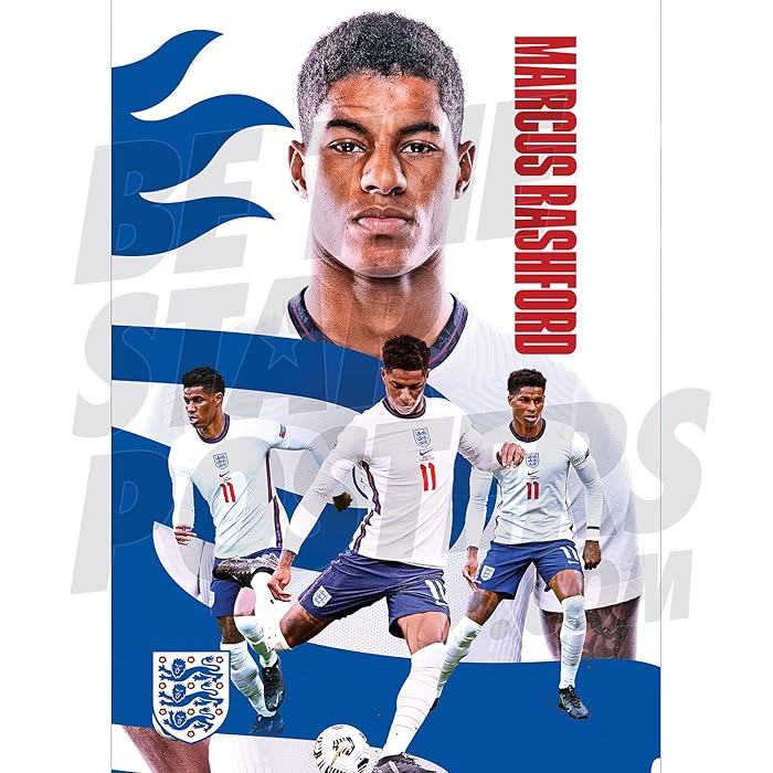 Buy Be The Star Posters England National Team Marcus Rashford Action