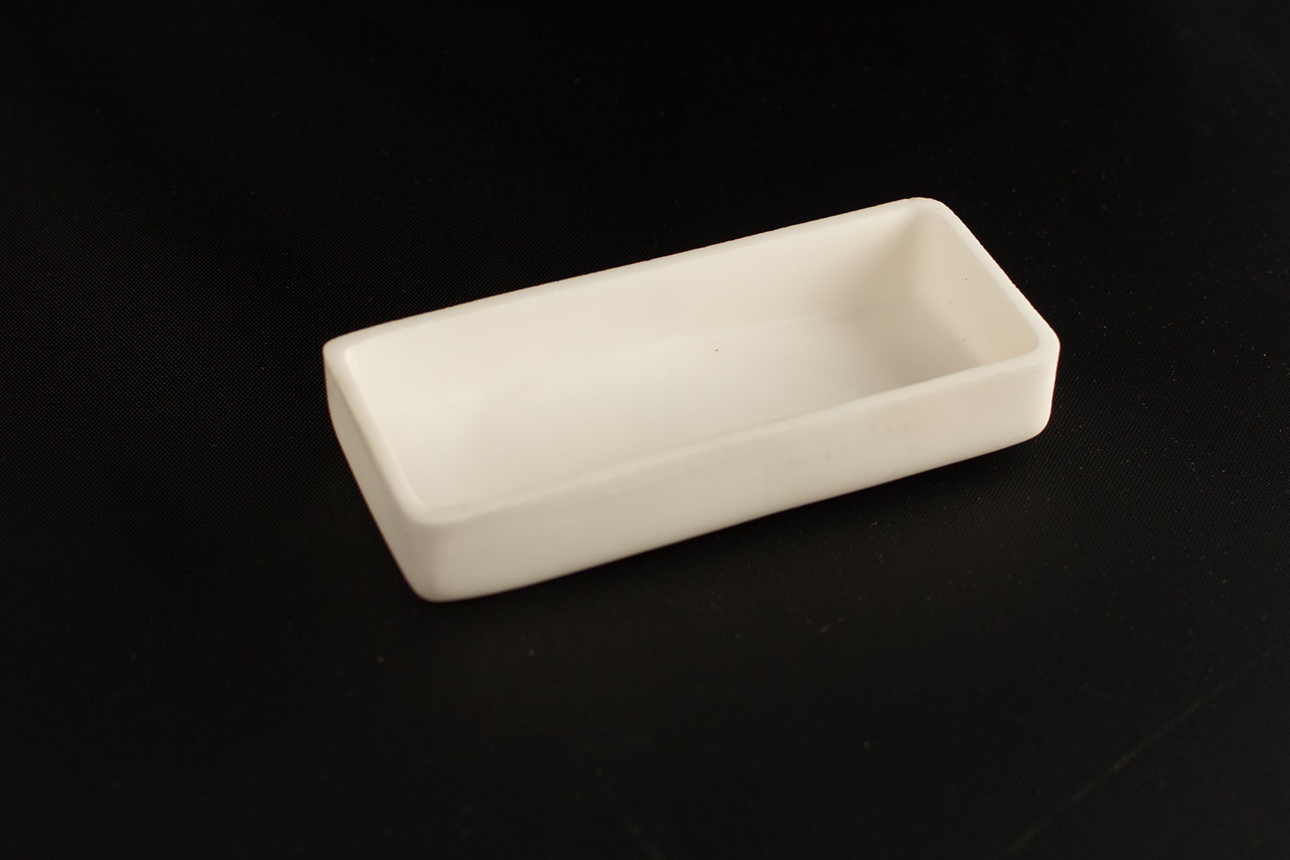 Crucible, Alumina, Combustion boat, 55 ml