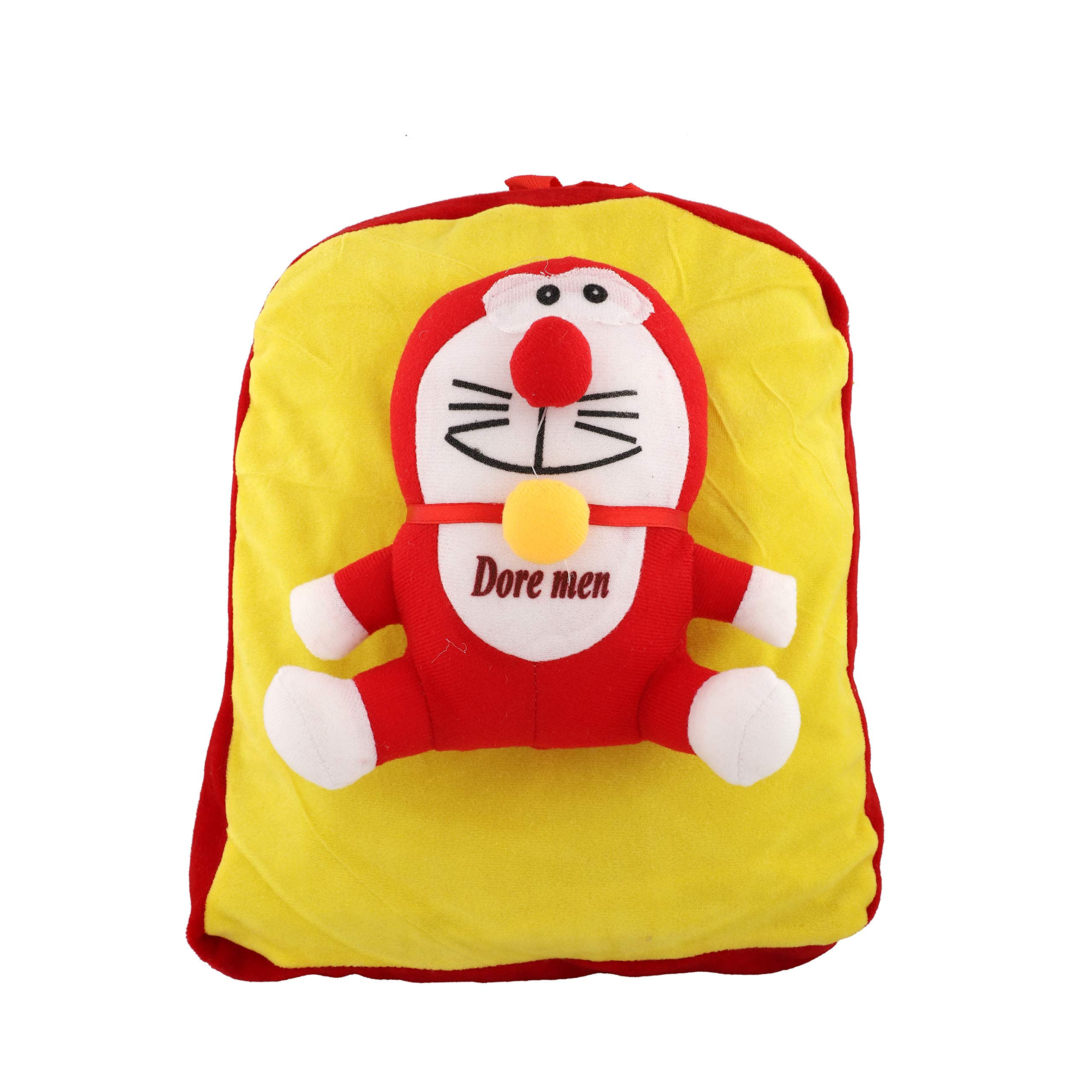 RSGifts4UDoraemon Soft Material School Bag for Kids Cotton Backpack Cartoon Toy | Children's Gifts Boy/Girl/Baby/Decor School Bag for Kids(Age 2 to 6 Year)
