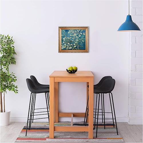 Miniatura 1009 de A&T ARTWORK The Starry Night de Vincent Van Gogh. Tamaño del marco: 36 x 30 pulgadas, tamaño de la imagen: 30 x 24 pulgadas, reproducciones clásicas