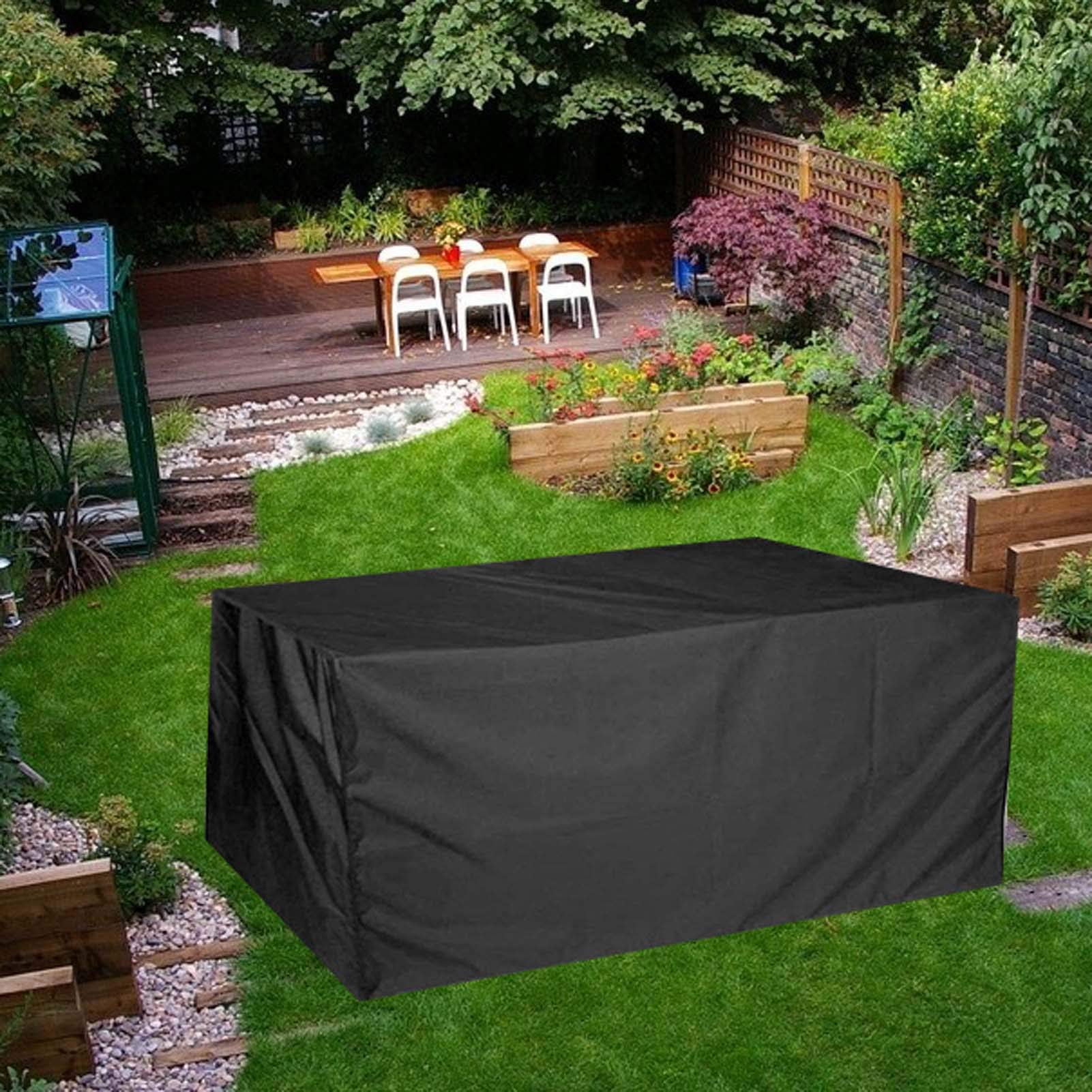 Funda Para Muebles De Jardín, Lona Oxford 210D Rectangular, Anti-UV