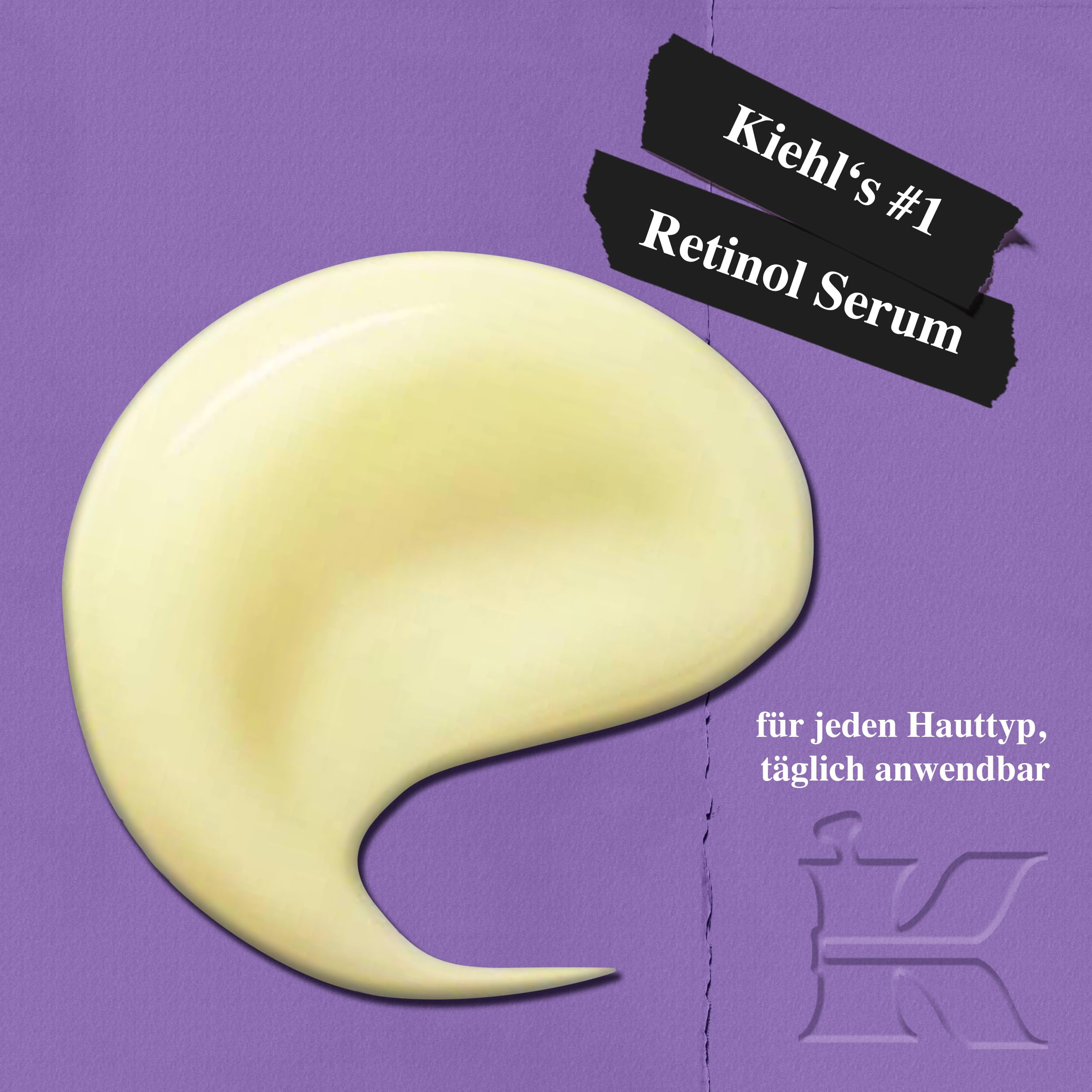 KIEHL'S Retinol Skin-Renewing Daily Micro-Dose Treatment, straffendes Anti-Aging-Serum für ein ebenmäßiges, jugendlicheres Hautbild, Fältchen mildernd, Hautstruktur verfeinernd