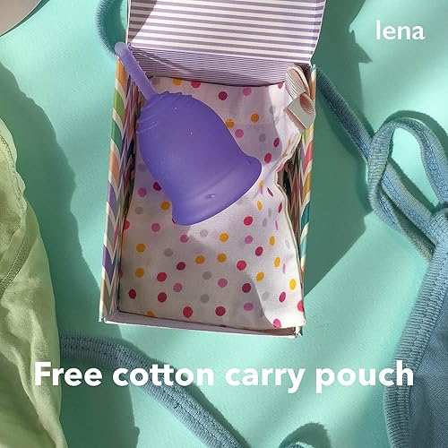 Miniatura 4 de Lena Copa menstrualFDA RegisteredPequeñasNormal FlujoRosaUn Mejor período LENACUP01 S Rosado 1