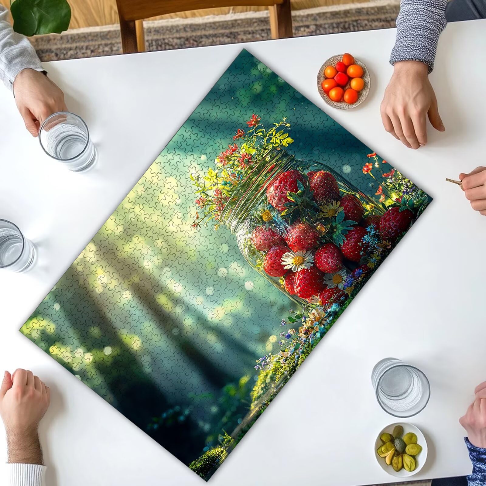Puzzle 1000 Pezzi per Adulti, Puzzle Foresta1000 Pezzi Arte per Adulti e Ragazzi, Misura: 75x50 cm, Puzzles Paesaggio in Legno Impegnativi, Puzzles per Idea Regalo Donna Uomo, Decorazioni Casa, -3152