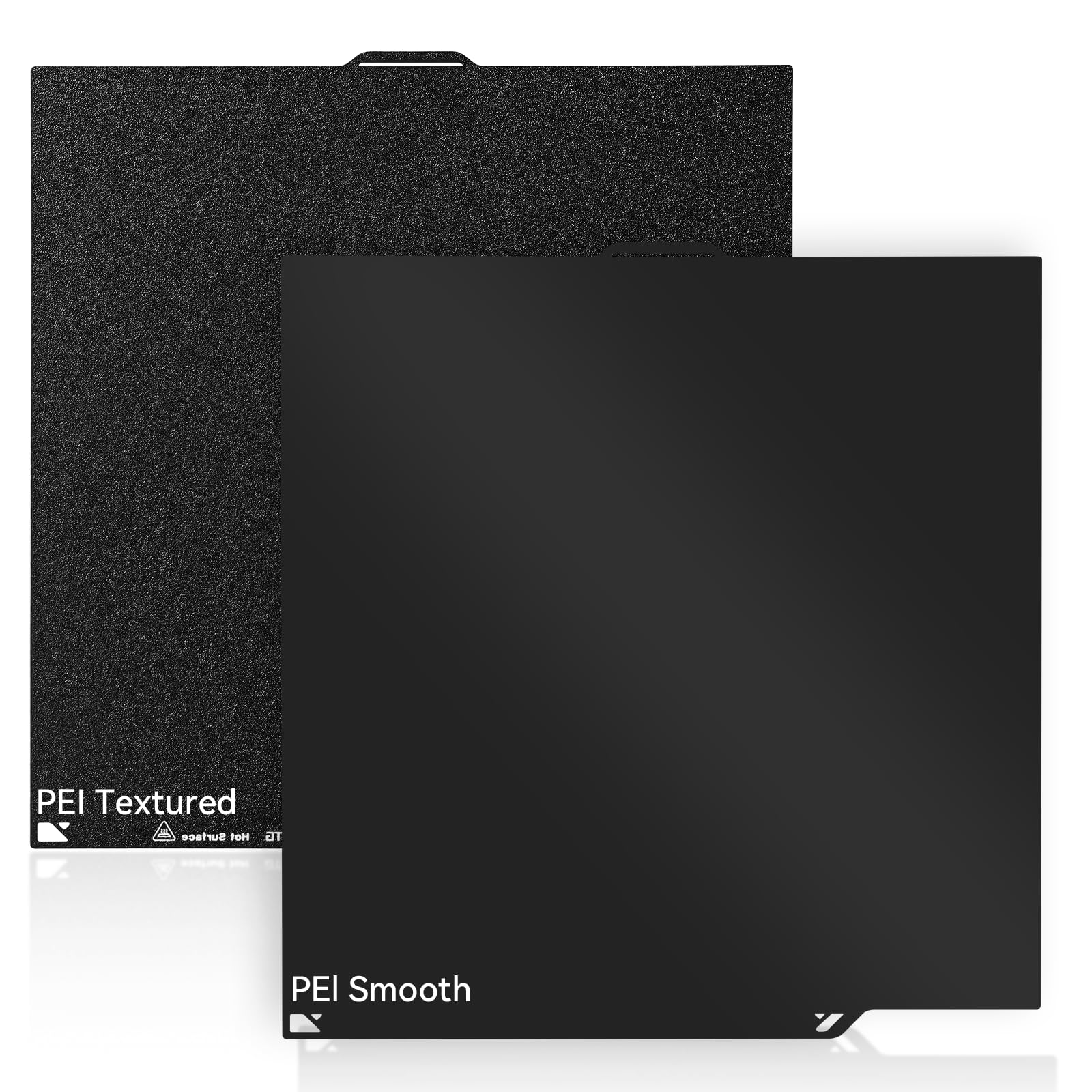 UniTak3D Centauri Carbon Build Plate 260 x 271 mm Double Sided Smooth+Textured Heated Bed Flexible Removable Spring Bed Plate Compatible with Elegoo Centauri Carbon 3D Printer