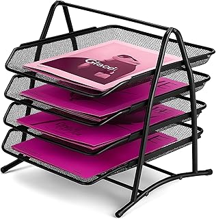 MARKQ 4-Tier Mesh Letter Tray