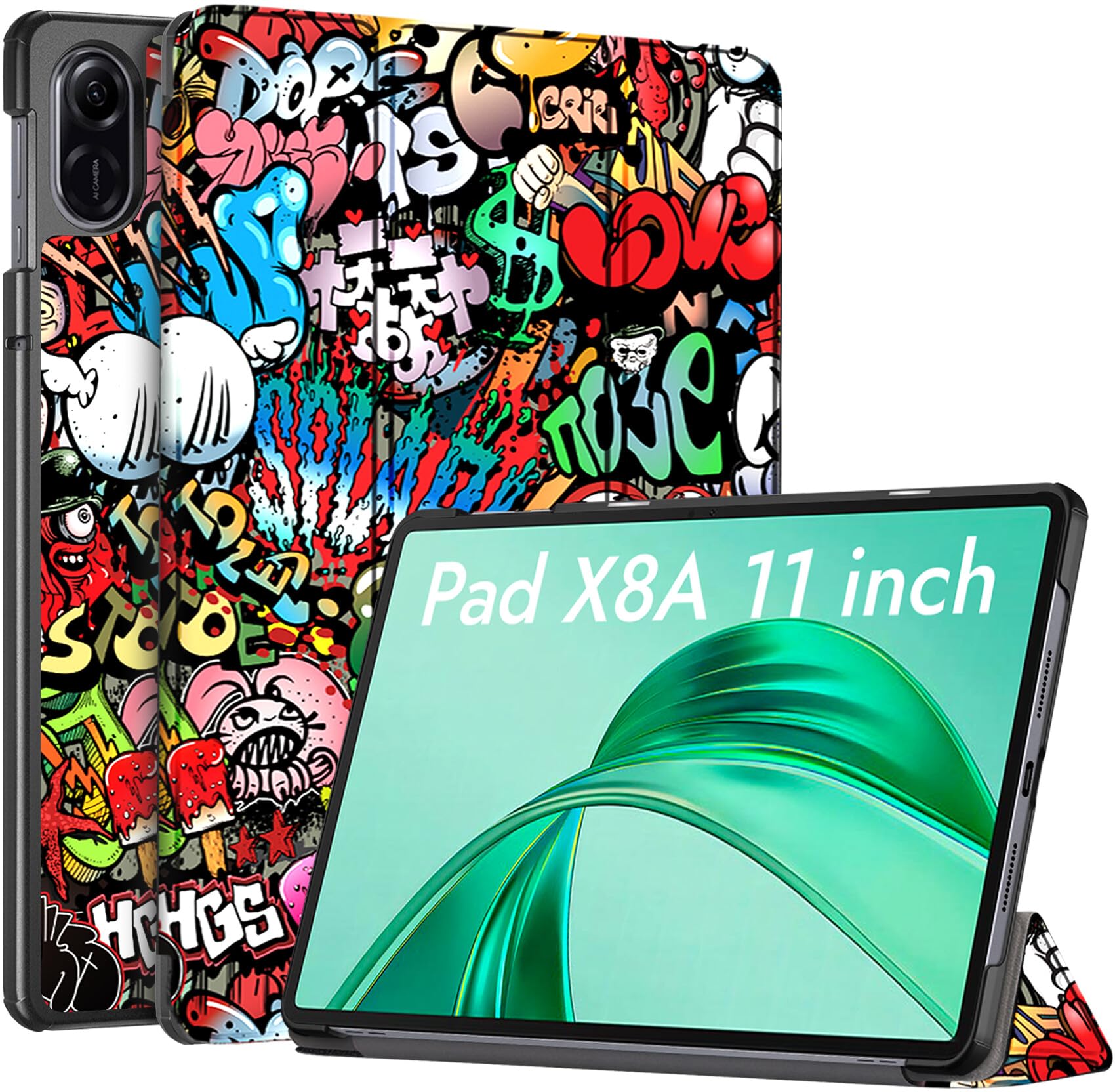 See full amazon price history chart for Robustrion Cover for Honor Pad X8A 11 inch Cover Case, Trifold Flip Cover for Honor Pad X8A 11 inch Tablet - Hippy Robustrion Cover for Honor Pad X8A 11 inch Cover Case, Trifold Flip Cover for Honor Pad X8A 11 inch Tablet - Hippy (B0DH7YNP83) Amazon Price History, Amazon Price Tracker