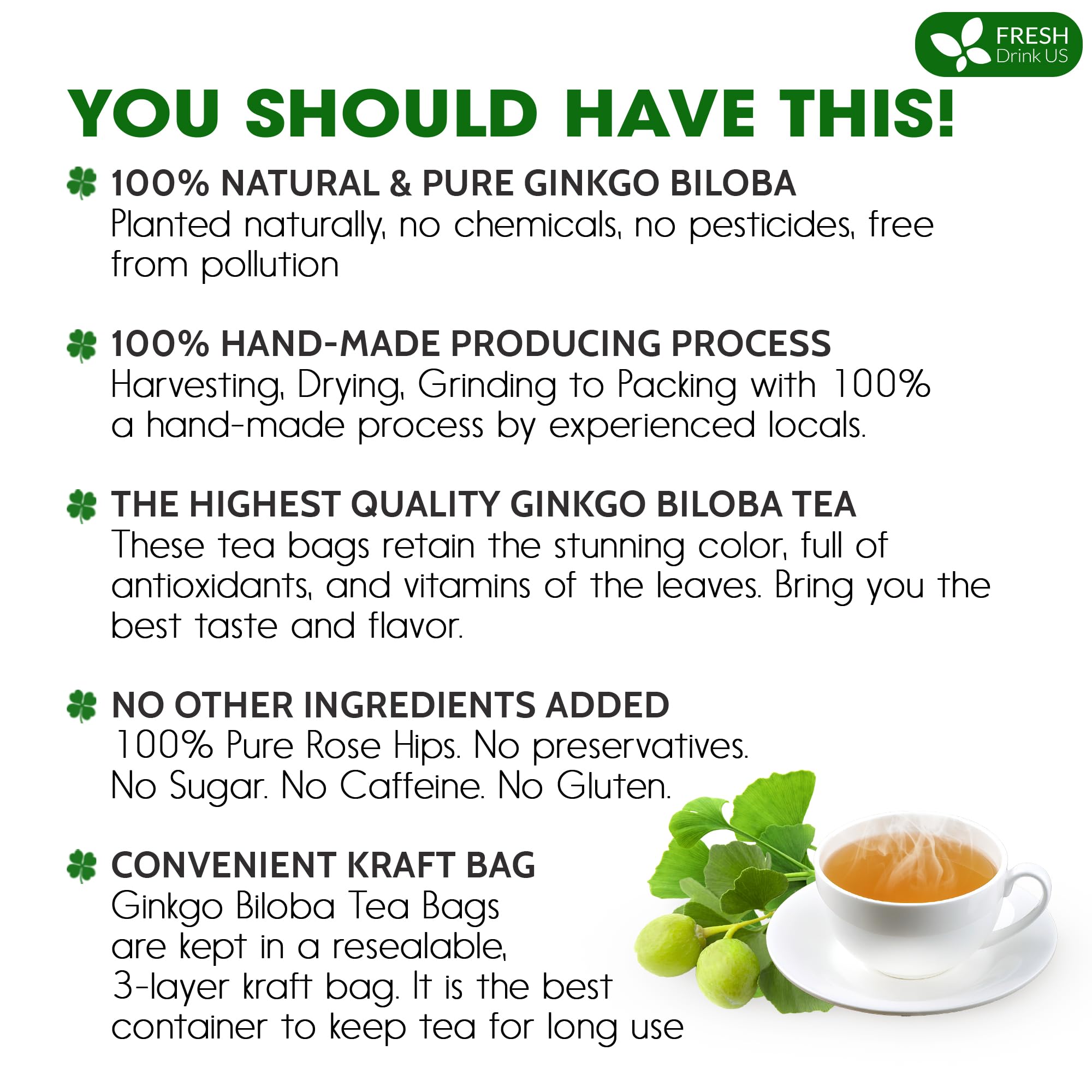 Ginkgo Biloba Leaf Tea Benefits