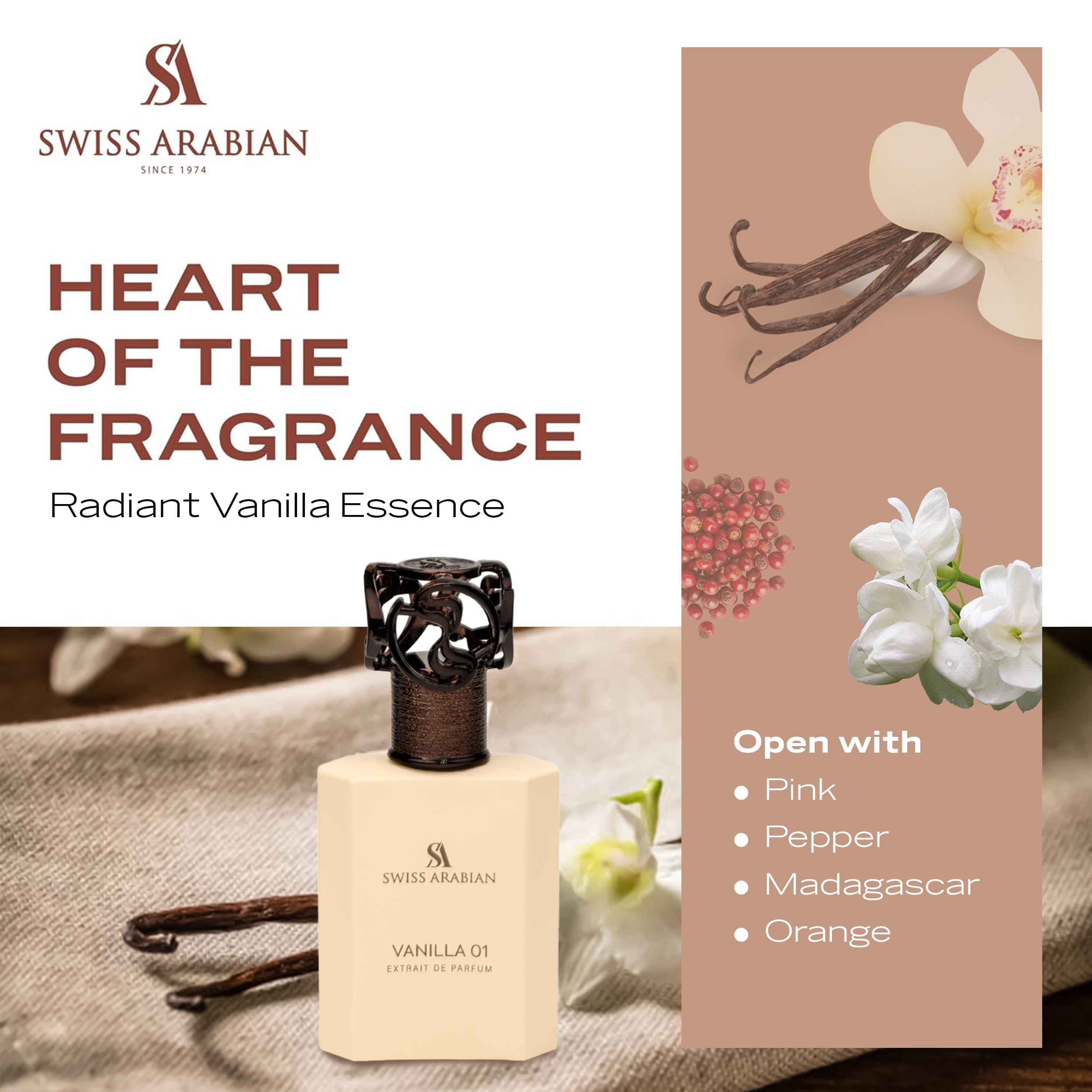 Swiss Arabian Vanilla 01 Estratto Di Fragranza 75ml