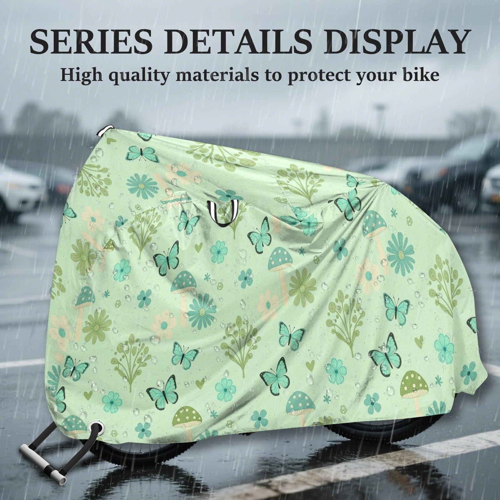 Housse de vélo en polyester imperméable, isolation thermique