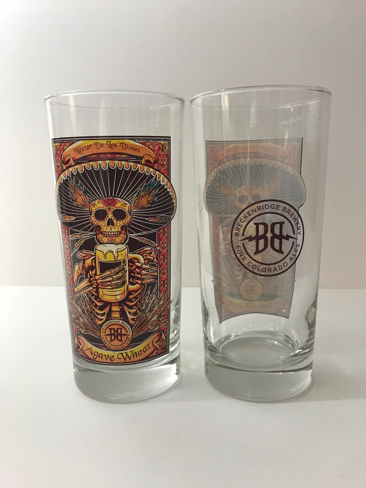 Agave Wheat - 16 Ounce Glass - 2 Pack L