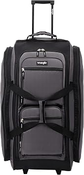 Wrangler Rolling Duffel, Charcoal Grey, 30 Large