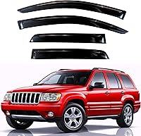 Vista 243 de KPY Moldura deflectora de viento con protección contra la lluvia compatible con GMC Terrain 2018-2023, 4 unidades, para ventana lateral, autoadhesiva