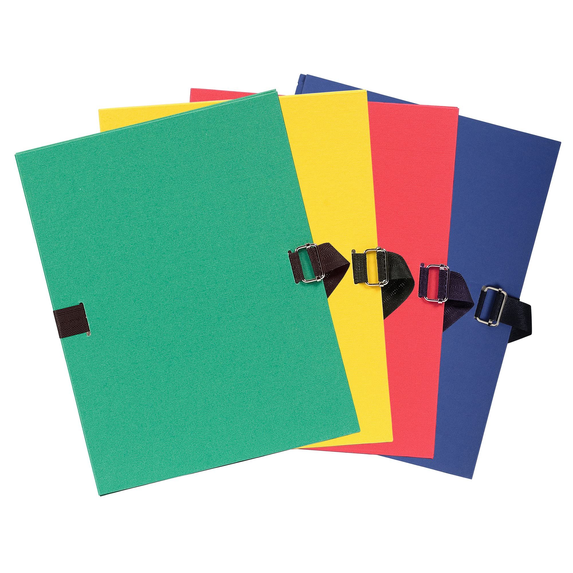Exacompta - Ref. 223200E - 1 Expandable back folder with paper flap - 24x32cm Random colors