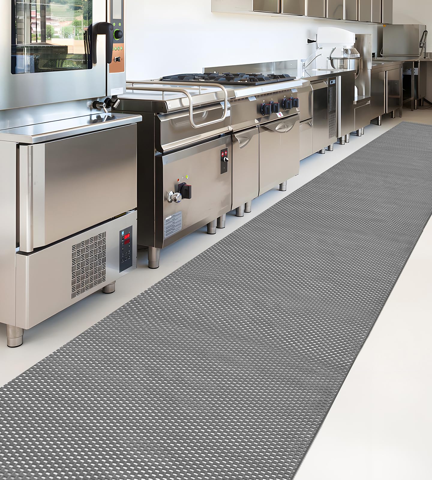 jxgzyy rutschfeste Drainagematte, 300 x 90 cm Kommerzielle PVC Bodenmatte 6 mm dick, Hohl Entwässerungsmatten für Nassbereich, Innen- und Außenbereich, Garage, Küche, Schwimmbad, Restaurant,Garten