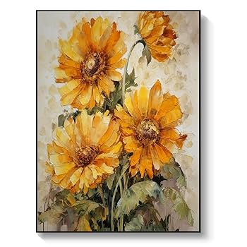 絵画 Oil painting of beautiful flowers. 絵画 Oil painting of beautiful flowers. 81UckjUmXSL