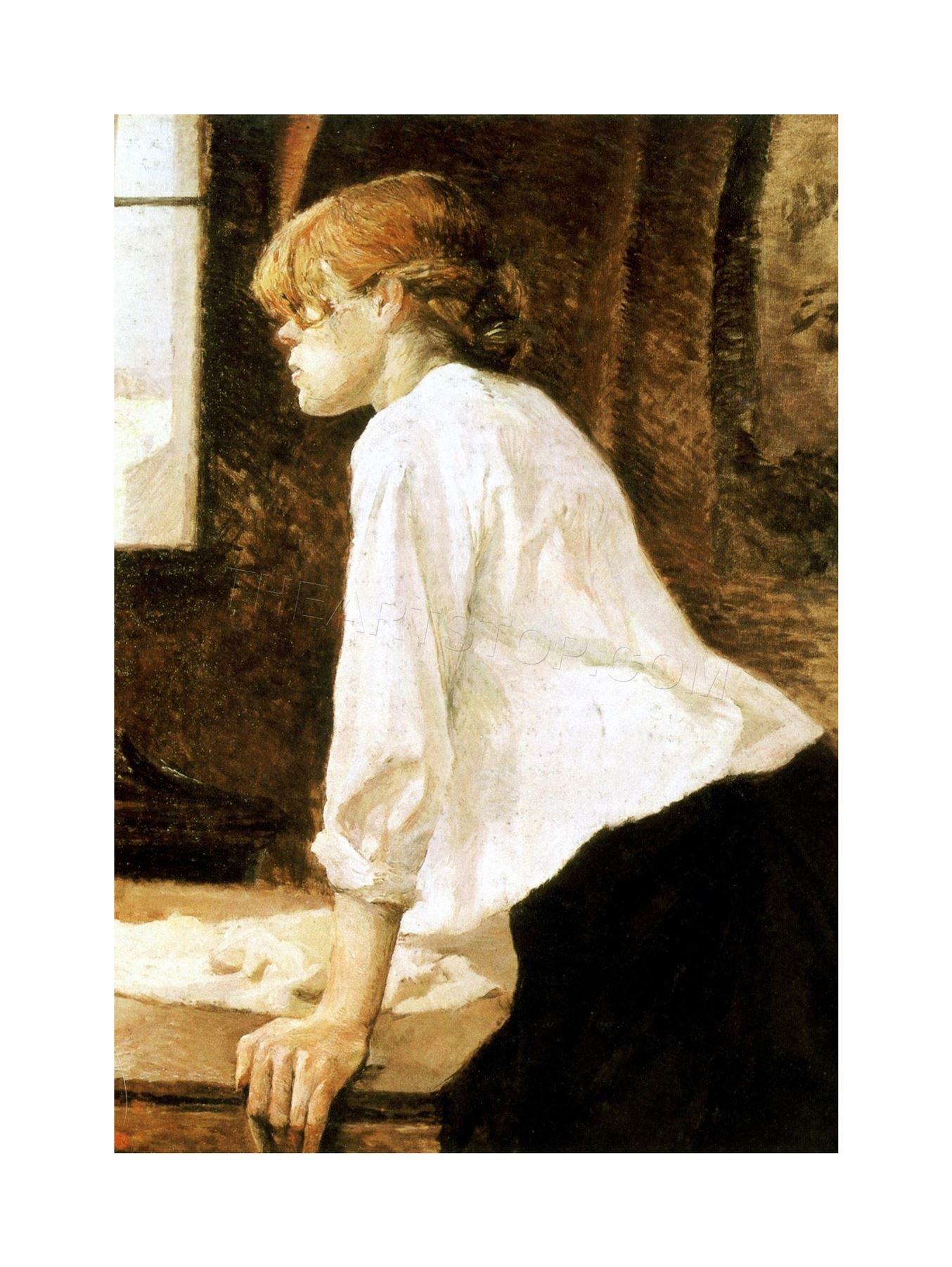 Wee Blue Coo Painting Toulouse-lautrec Laundress Old Master Wall Art Print