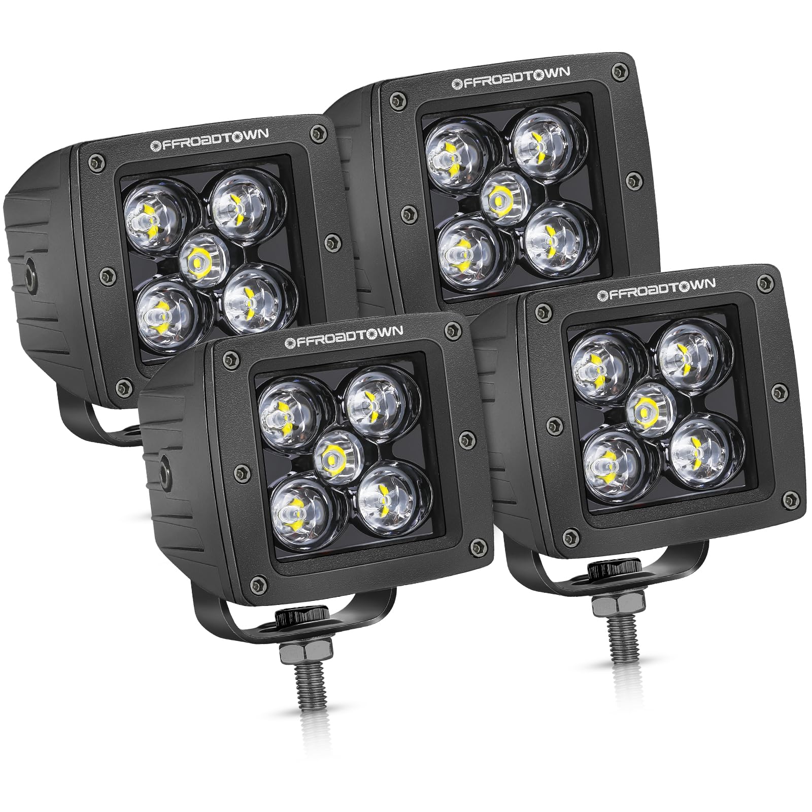 OFFROADTOWN 3 LED Cube Lights