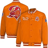 Vista 20 de Ultra Game NFL - Chaqueta de satén oficial de la NFL con el logotipo de la Herencia Suprema