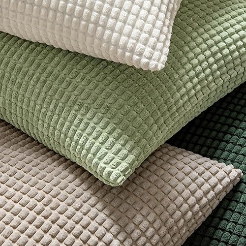 Vista 46 de MIULEE - Fundas de almohada decorativa Funda de cojín suave y sólida para sofá cama Dormitorio.