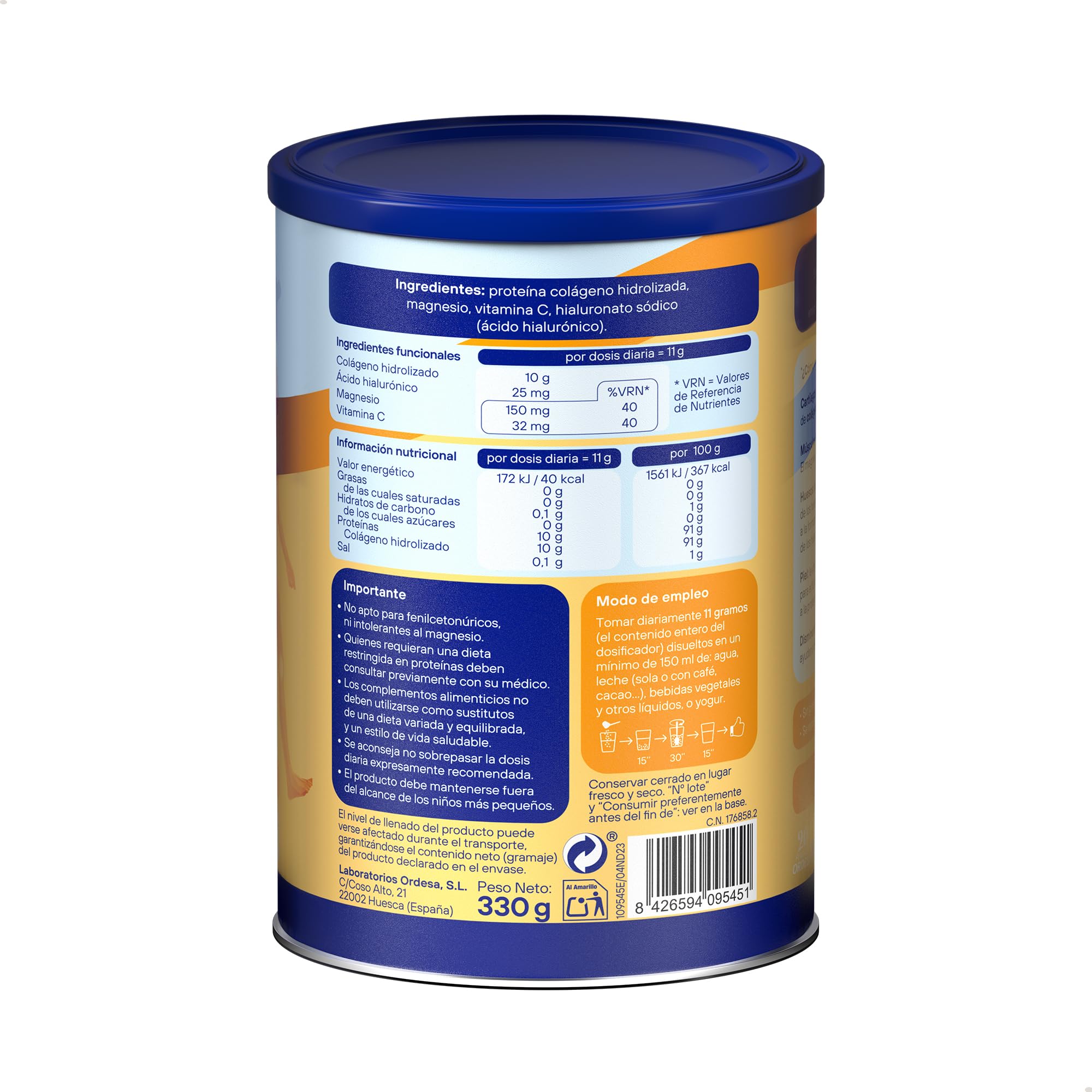 Colnatur Complex Neutro 3PACK | 3 Botes de 330g | Colágeno con Magnesio y Vitamina C para Músculos y Articulaciones - Amazon Exclusive