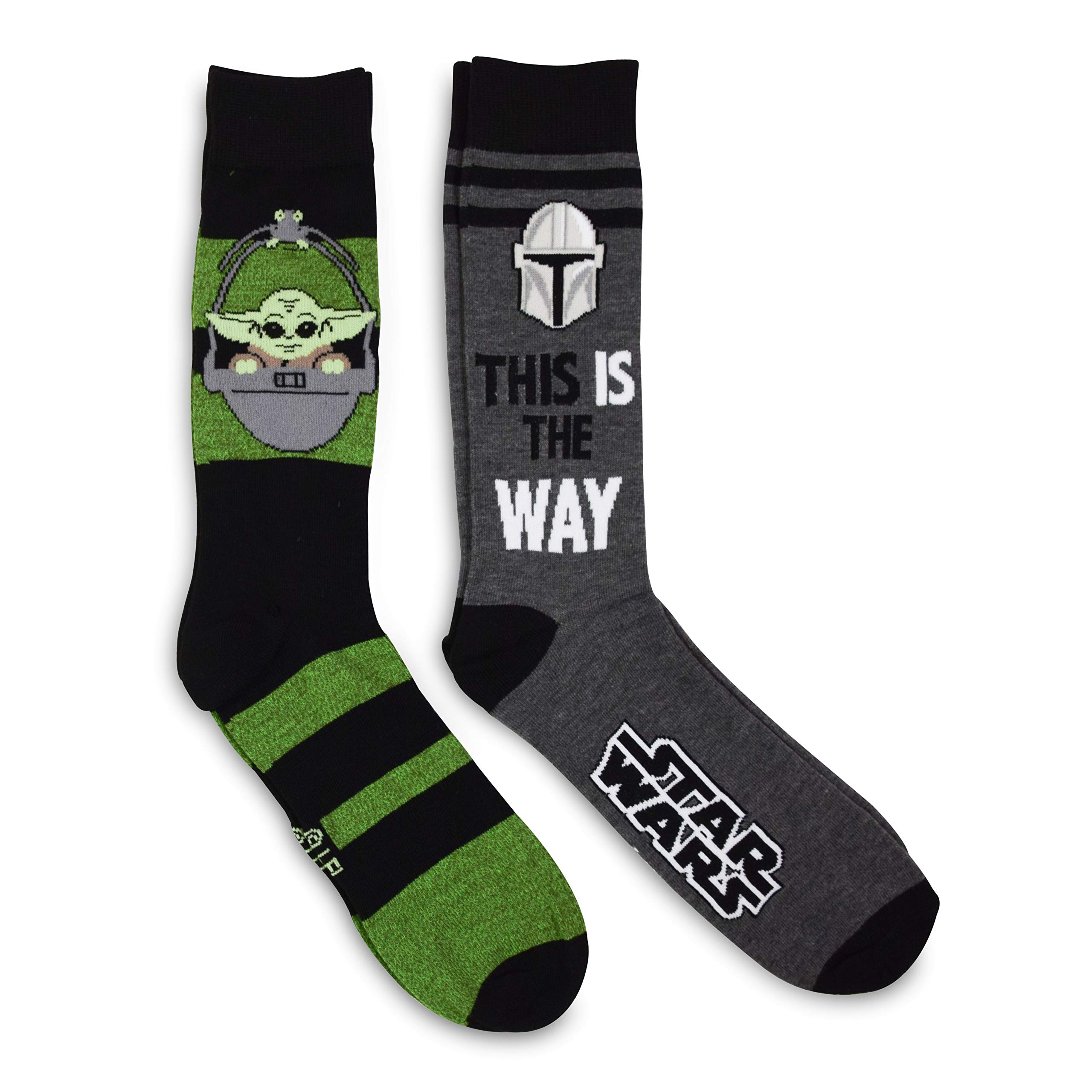 Star WarsThe Mandalorian This Is The Way The Child Men's 2 Pack Crew Socks
