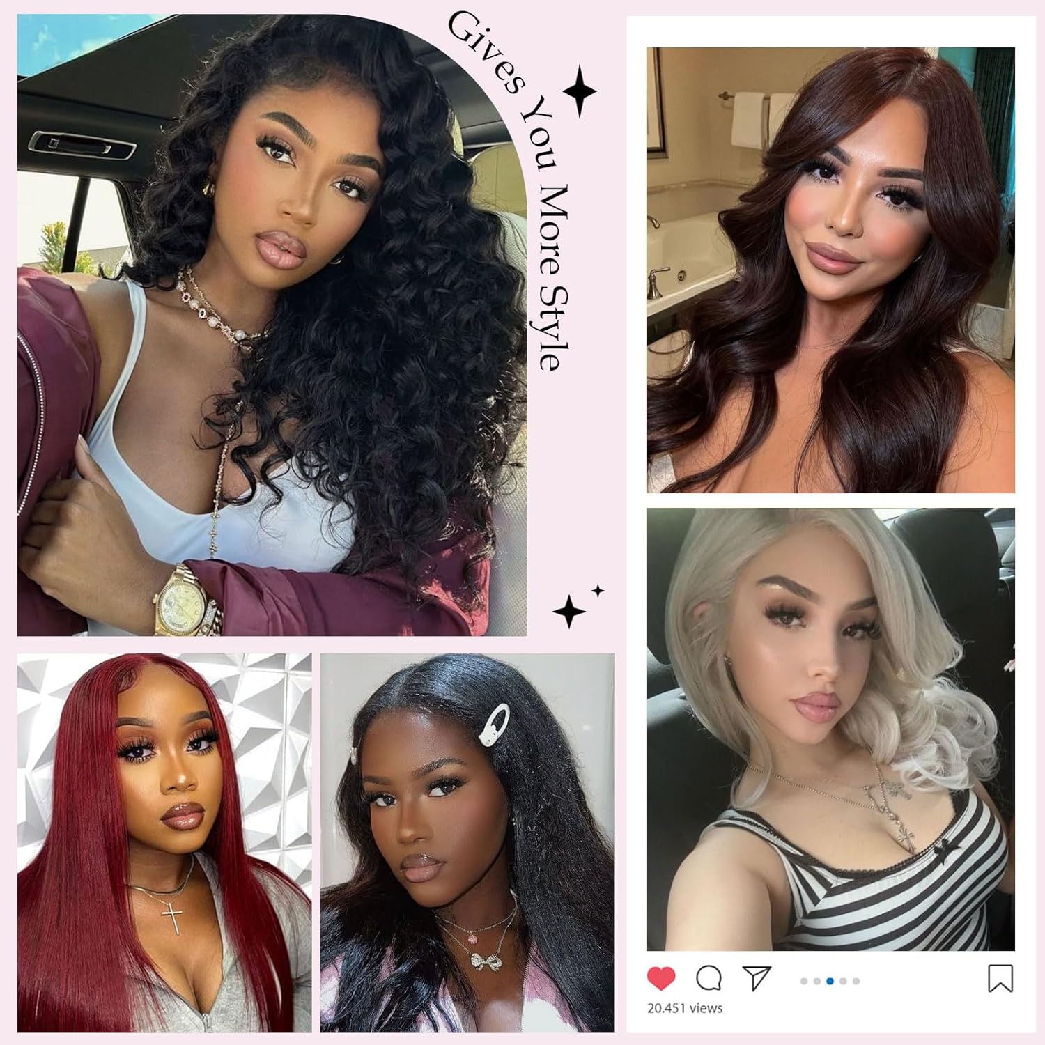 20 Inch Brazilian Straight Human Hair Wigs for Black Women - Natural Color T Part Lace Front Wig with Pre Plucked Hairline