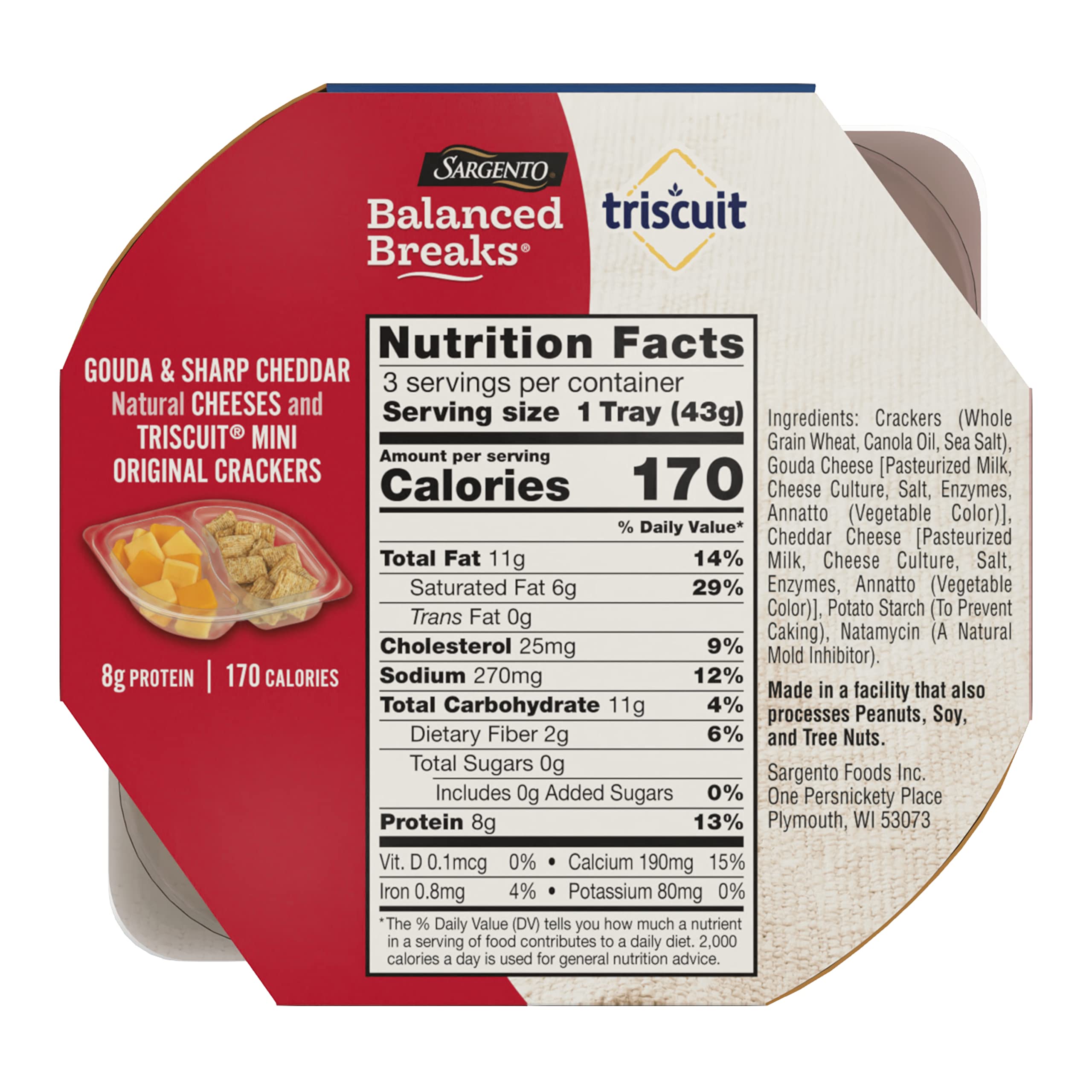 Sargento® Balanced Breaks® Cheese Crackers, Pepper Jack