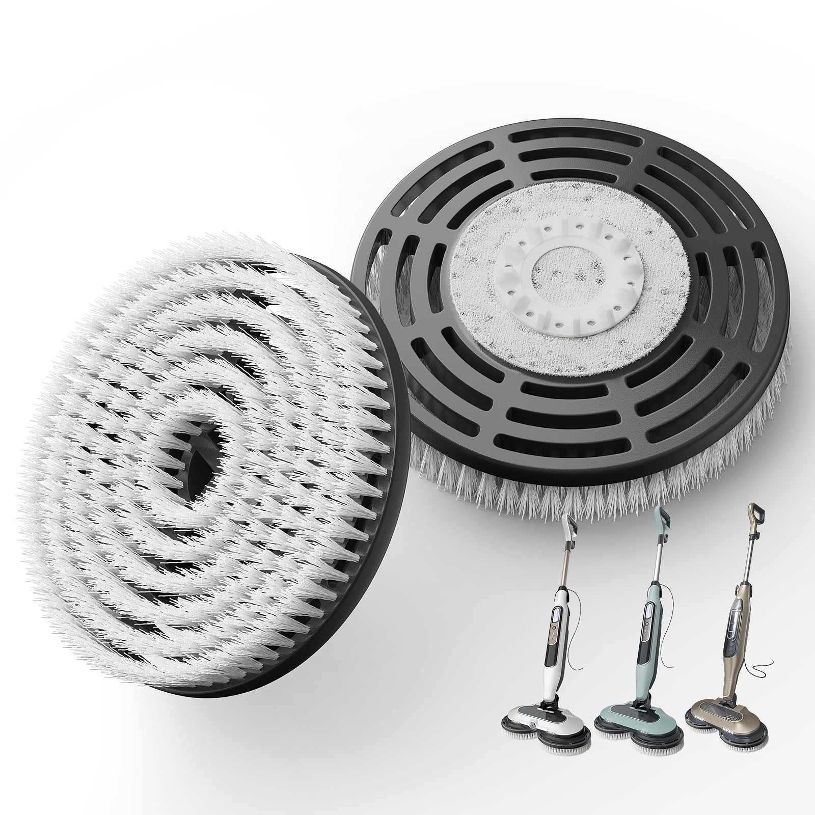Newly Upgraded Steam Mop Replacement Brush Pads