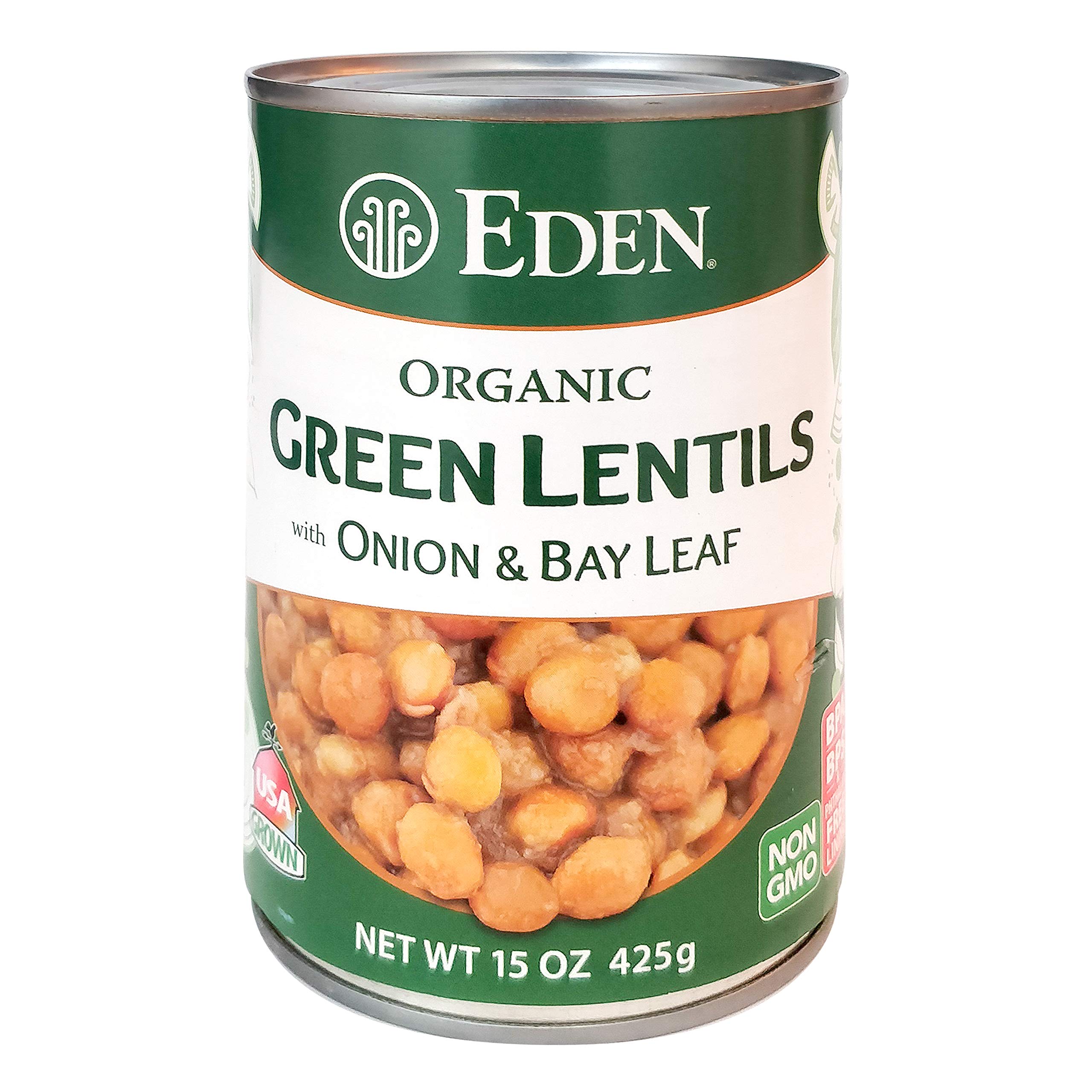 Eden Foods Organic Lentils W/Onion & Bay Leaf, 425 Gm