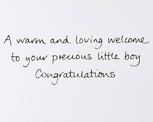 Miniatura 3 de Papyrus Nueva tarjeta de bebé niño (niño precioso) Dinosaurios,Pequeño milagro,Patchwork bebé niño,Cálida bienvenida