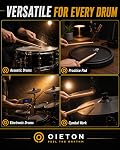 5A Drum Sticks Bulk 12 Pairs, Maple Wood Drumsticks for Beginners | 16" Standard
