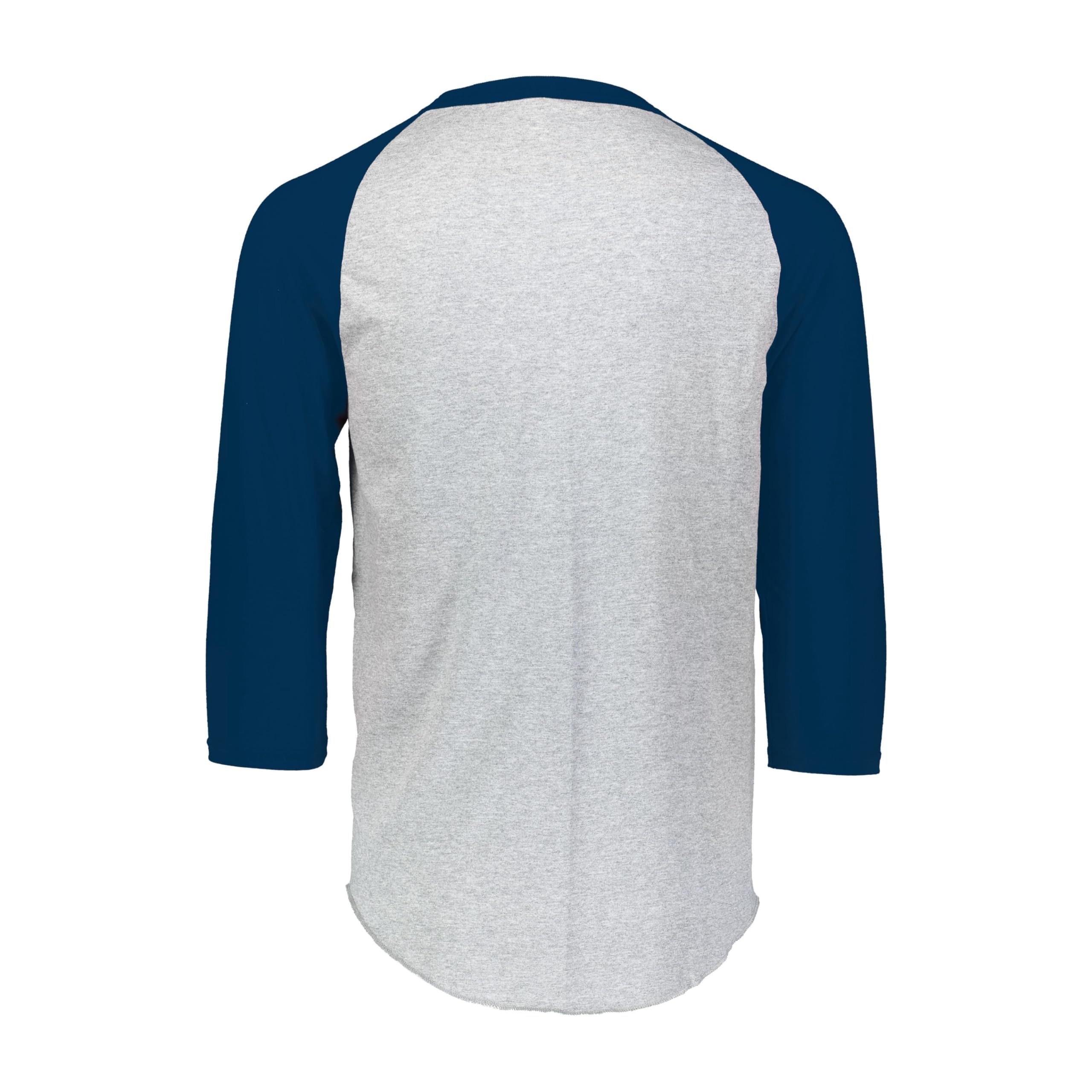 Augusta Sportswear mens Baseball Jersey 2.0 3 4 Sleeve, Athletic Heather/Navy, 3X-Large US