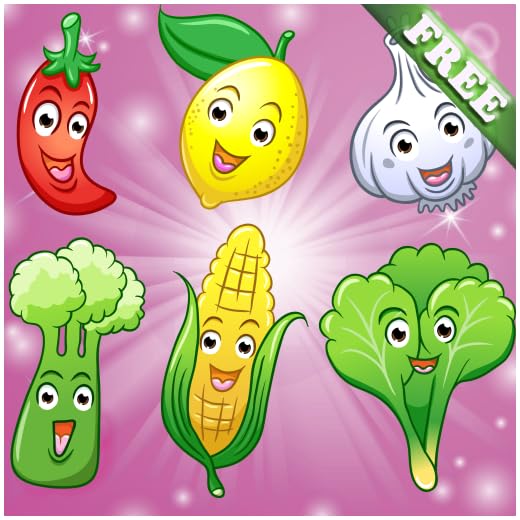 Frutas e legumes para bebês e crianças: descubra a comida! GRATUITO