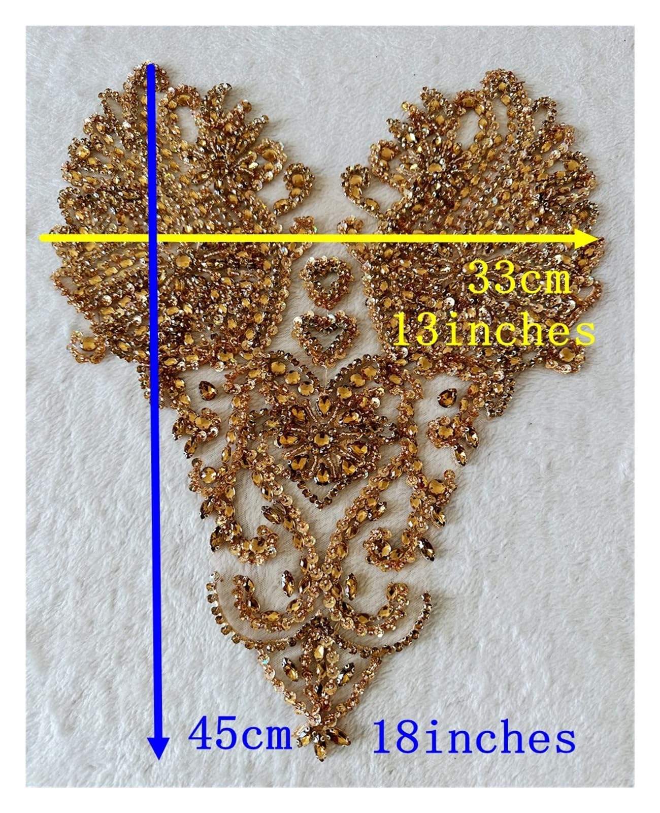 Super Flash ciężkie szycie jasne diamentowe koronkowe aplikacje akcesoria koraliki do paznokci diamentowa dekoracja 1 szt. (czerwony)