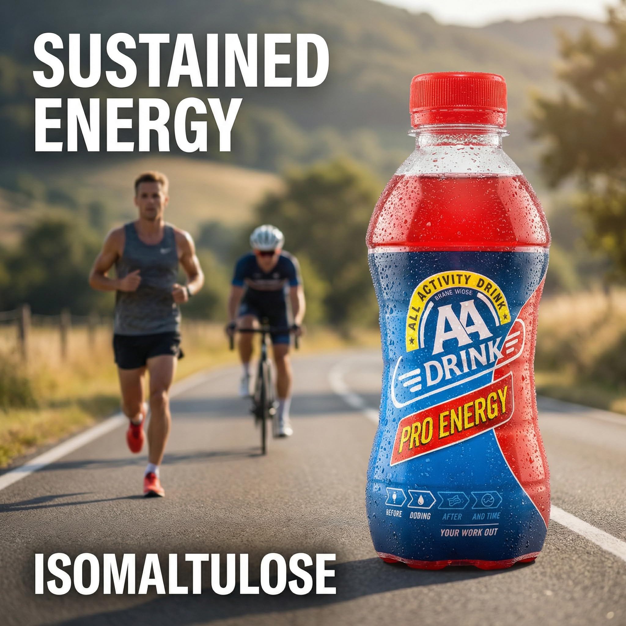 AA Drink Pro Energy 24 x 33 cl hipoalergiczny napój sportowy (w tym 6 € kaucja: 19,99 + 6,00€)
